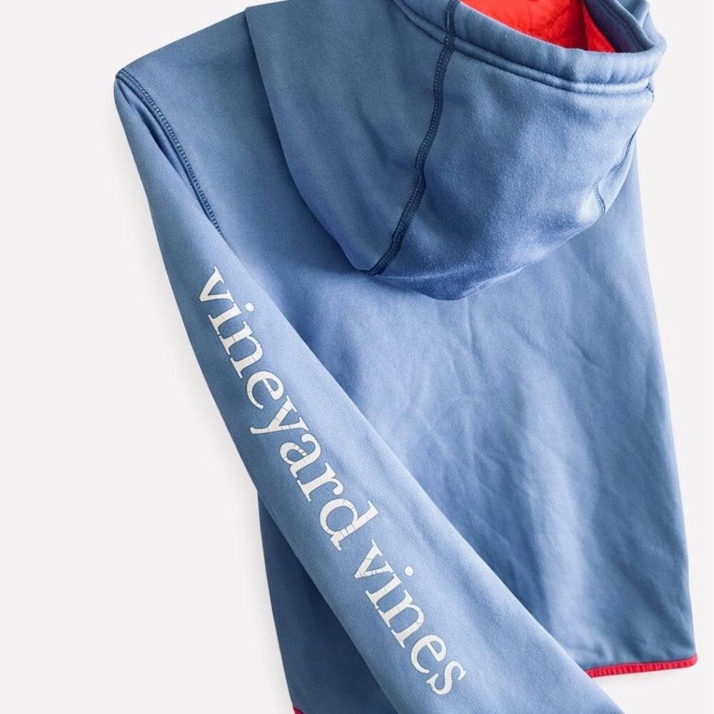 Vineyard Vines Blue Softshell Jacket Full Zip Per… - image 3